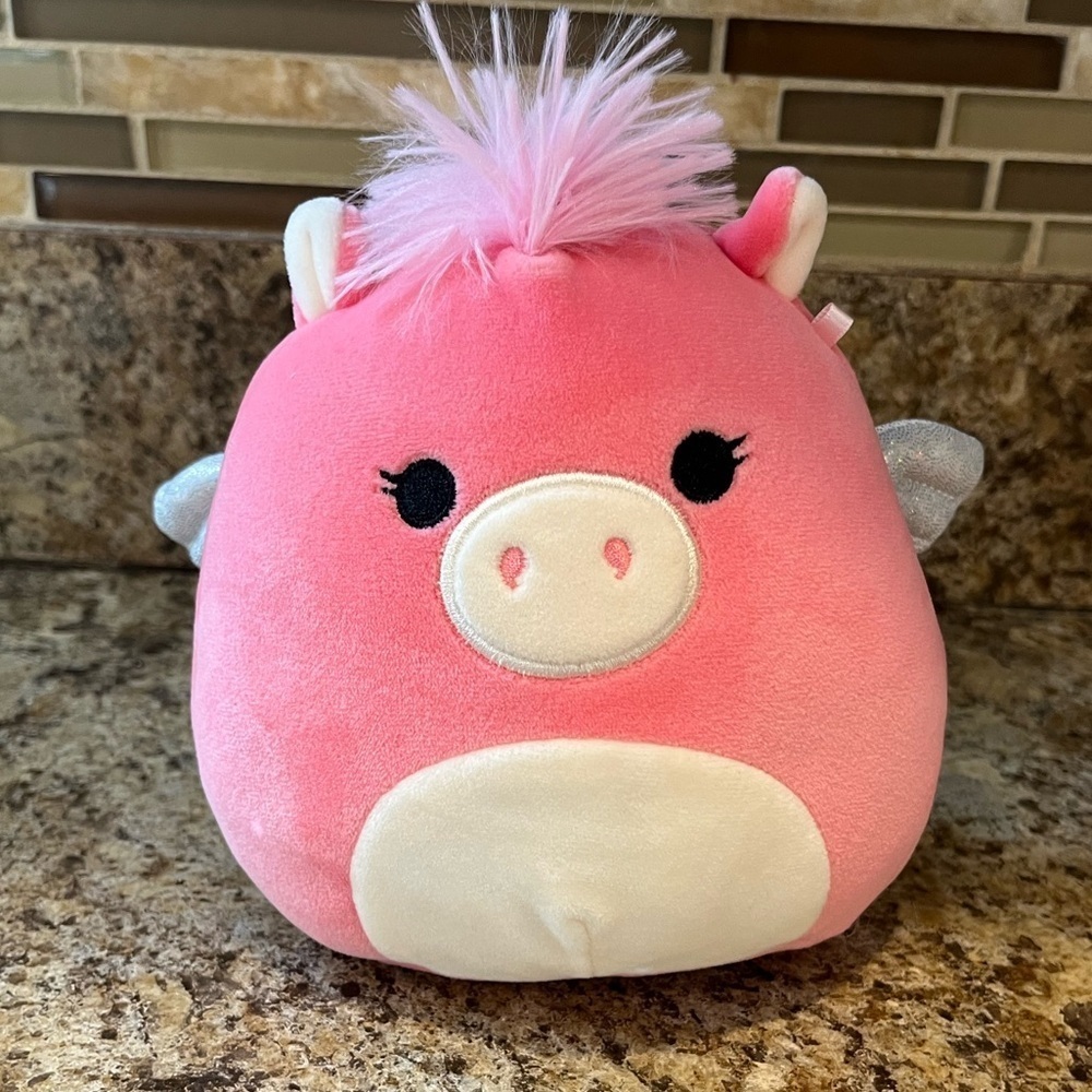Squishmallow Paloma the Pink Pegasus Plush Toy with Wings 6” - Picture 7 of 11